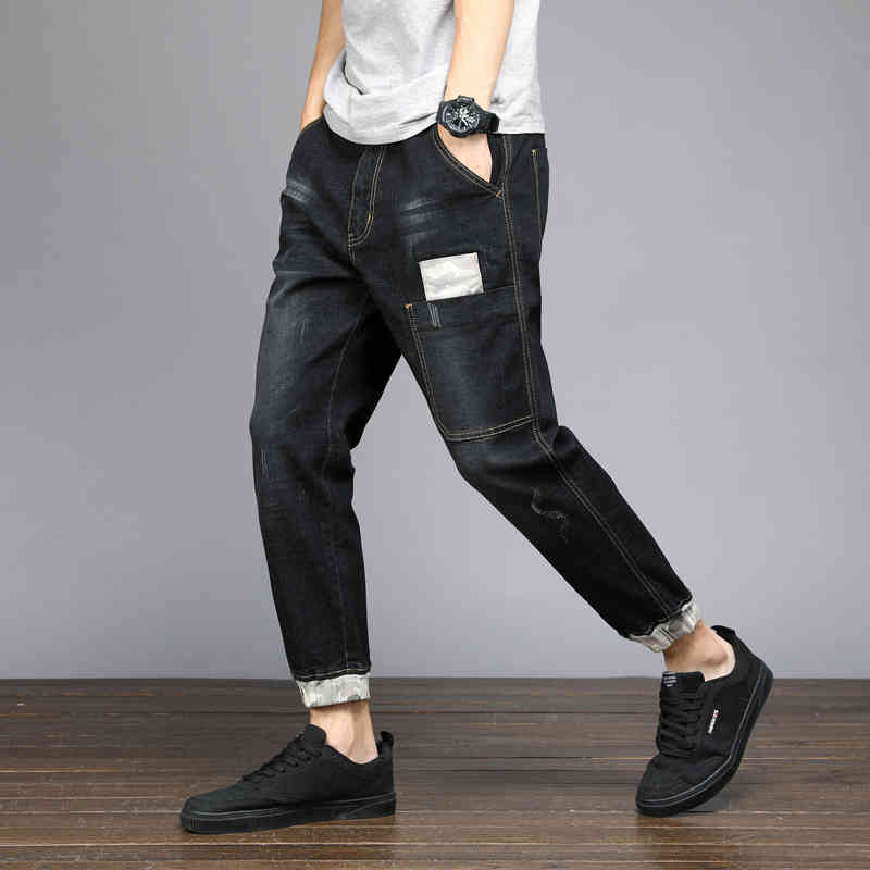 Men's Jeans Plus size 28-48 men jeans slim Ankle-Length Pants Casual Slim fit Straight High Stretch Feet skinny black VLTE, Blue 1
Men's Jeans Plus size 28-48 men jeans slim Ankle-Length Pants Casual Slim fit Straight High Stretch Feet skinny black VLTE, Blue 1