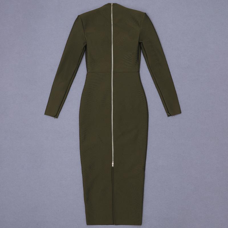 Arrivals Fashion Women Dress Strapless Long Sleeve Zippers Bodycon Party Dresses Casual