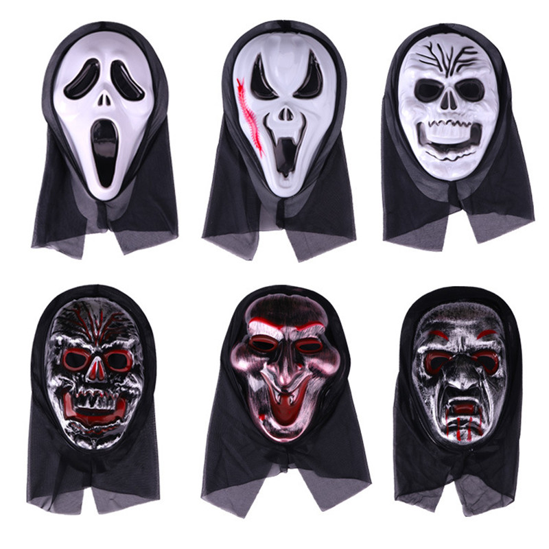 Halloween Ghost Face Mask Devil Skeleton Monolithic Horror Scream Masks Adult Child Festival Party Decor Supplies
Halloween Ghost Face Mask Devil Skeleton Monolithic Horror Scream Masks Adult Child Festival Party Decor Supplies