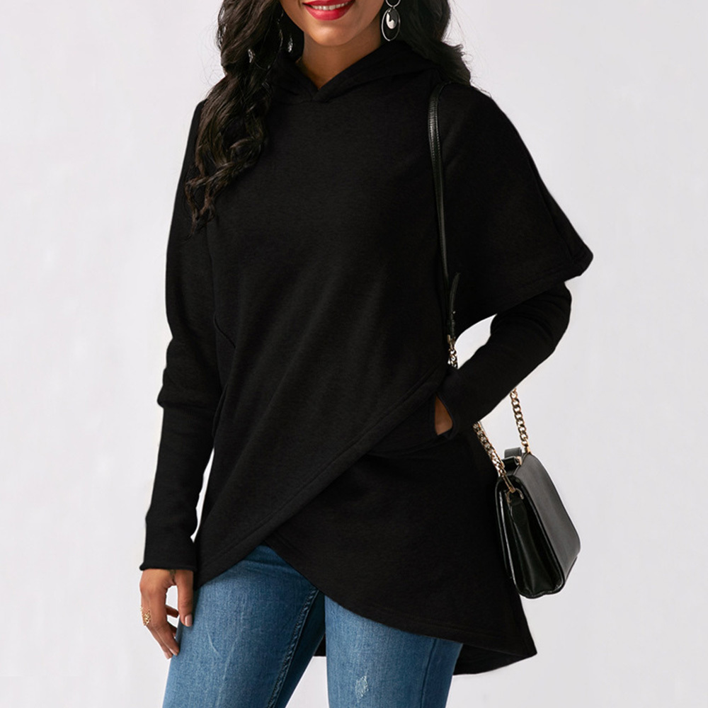 Women Hoodies Sweatshirts Autumn Winter Plus Size Long Sleeve Pocket Pullover Hoodie Female Casual Warm Hooded Sweatshirt 210428