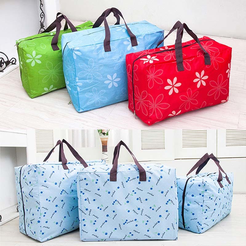 Quilt Storage Bag Clothes Bag High-capacity Portable Handle Home Accessories Waterproof Large Thickening Oxford