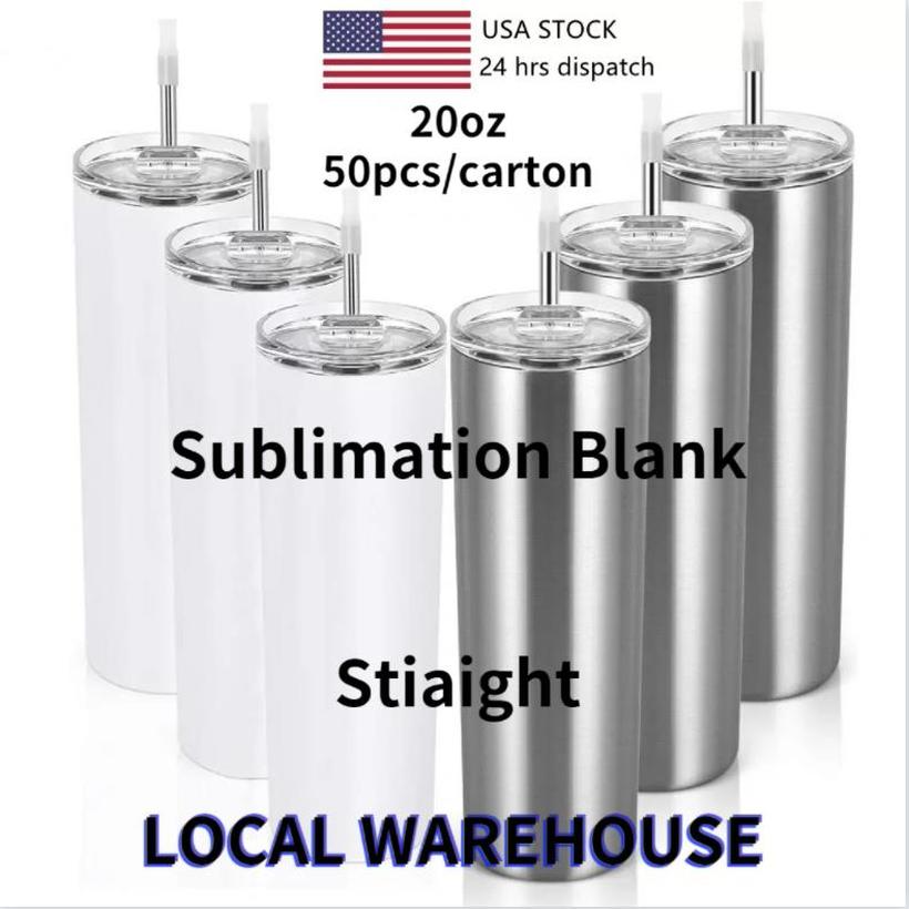 US Local Warehouse Sublimation Blanks Tumblers 20oz Mugs Straight Blank Mugs white Stainless Steel Tumbler with Lid and Straw for Heat Transfer DIY Coffee Mug CG001
US Local Warehouse Sublimation Blanks Tumblers 20oz Mugs Straight Blank Mugs white Stainless Steel Tumbler with Lid and Straw for Heat Transfer DIY Coffee Mug CG001