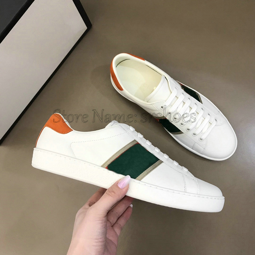 ACE Designer Luxurys Shoe Embroidered Platform Retro Sneaker Green and Red Web Mens Shoes Italy Brand White Leather Sneakers Rubber sole, Color#1
ACE Designer Luxurys Shoe Embroidered Platform Retro Sneaker Green and Red Web Mens Shoes Italy Brand White Leather Sneakers Rubber sole, Color#1