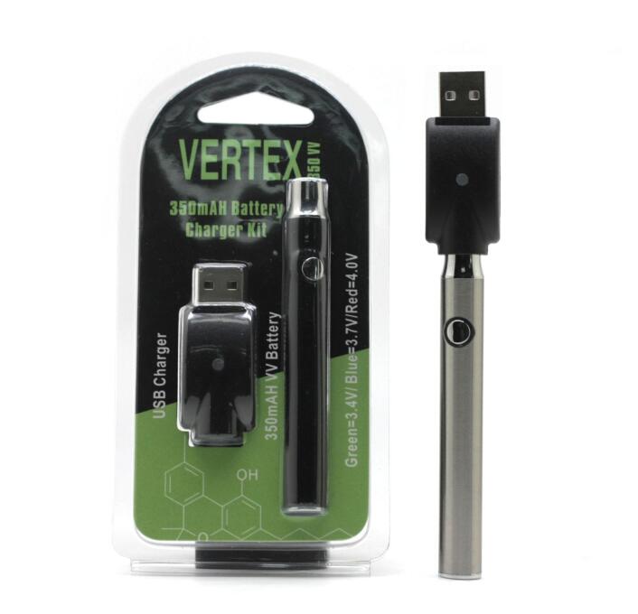 Battery BK Preheating Vape Pens Batteri 350mAh Variable Voltage 510 Cartridges Batter Vertex E Cigarettes Vapes Batteries
Battery BK Preheating Vape Pens Batteri 350mAh Variable Voltage 510 Cartridges Batter Vertex E Cigarettes Vapes Batteries