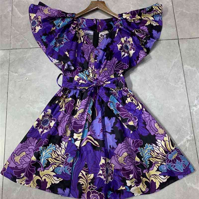 Truevoker Lady Summer Prairie Chic Holiday Dres Ruffle Sleeve Purple Floral Print Cotton Robe Cottagecor Festa Vestido 210602
Truevoker Lady Summer Prairie Chic Holiday Dres Ruffle Sleeve Purple Floral Print Cotton Robe Cottagecor Festa Vestido 210602