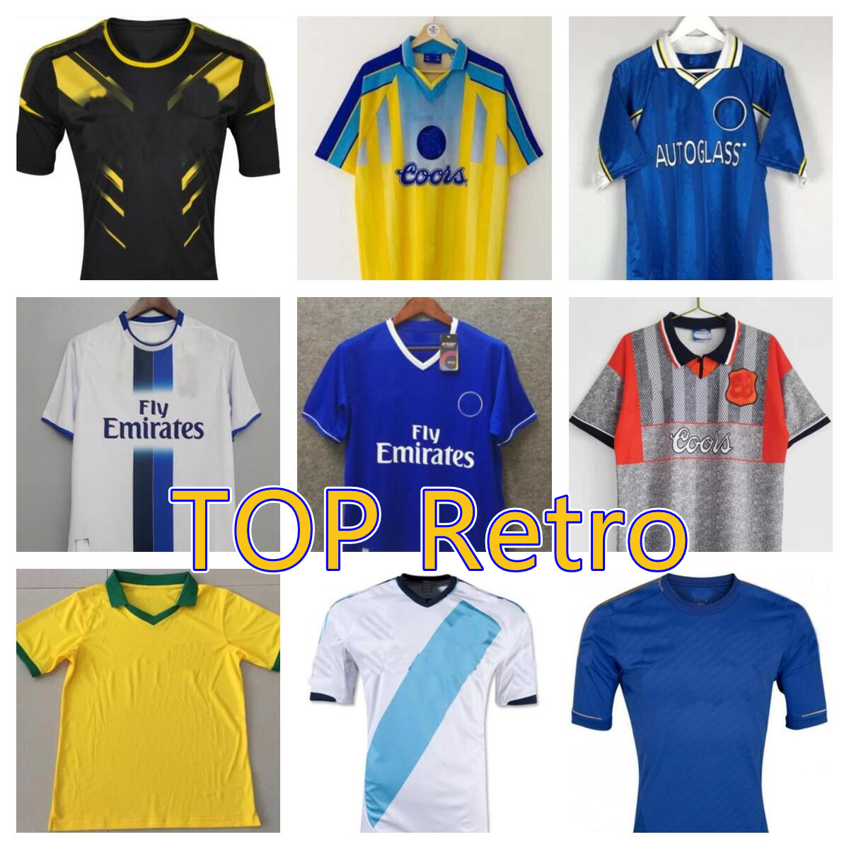 11 12 13 HAZARD Retro CFC Soccer Jersey Lampard Torres Drogba 80 82 94 96 97 98 99 Football Shirt GULLIT Oscar Mata Hughes Terry AWAY THIRD, Black;yellow
11 12 13 HAZARD Retro CFC Soccer Jersey Lampard Torres Drogba 80 82 94 96 97 98 99 Football Shirt GULLIT Oscar Mata Hughes Terry AWAY THIRD, Black;yellow