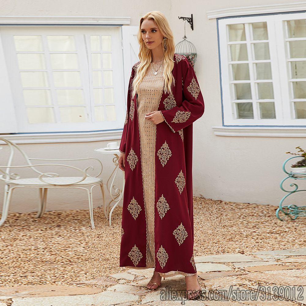 Eid Mubarek Abaya Dubai Muslim Fashion Kimono Cardigan Kaftan Abayas Islam Clothing Abayas For Women Caftan Robe Musulman Femme
Eid Mubarek Abaya Dubai Muslim Fashion Kimono Cardigan Kaftan Abayas Islam Clothing Abayas For Women Caftan Robe Musulman Femme