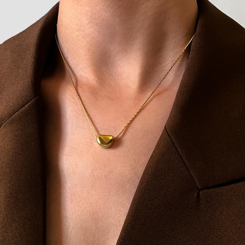 Pendant Necklaces Ingemark Kpop Fashion Dainty Bean Necklace Choker Titanium Steel Charm Women Neck Chain For Girl Jewelry Gifts
Pendant Necklaces Ingemark Kpop Fashion Dainty Bean Necklace Choker Titanium Steel Charm Women Neck Chain For Girl Jewelry Gifts