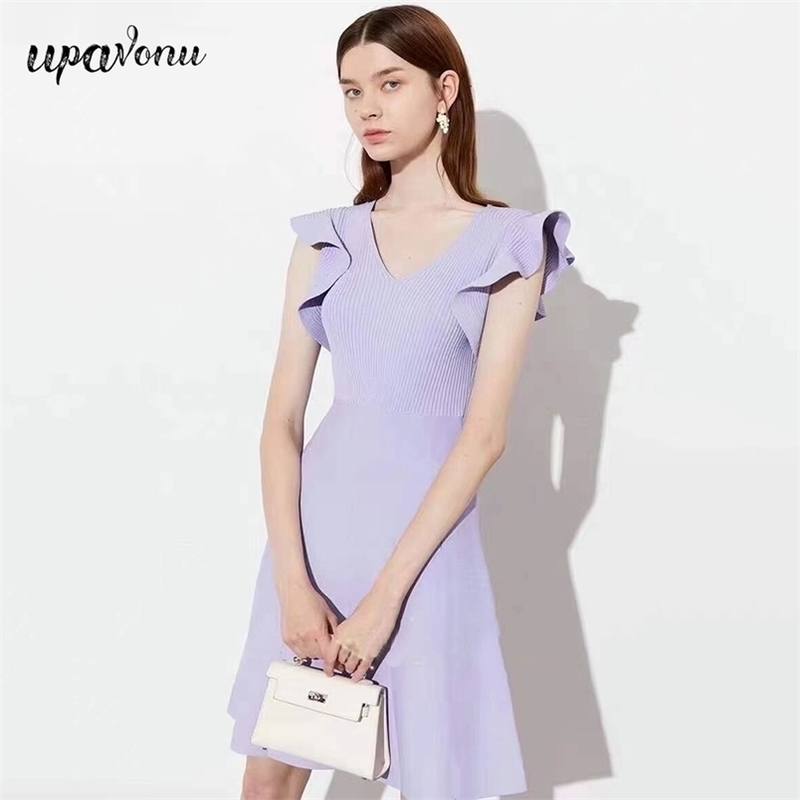 Free Women's Knit Dress Elegant V-neck Ruffle Short Sleeve Bodycon Celebrity Club Party Vestidos 210524, White
Free Women's Knit Dress Elegant V-neck Ruffle Short Sleeve Bodycon Celebrity Club Party Vestidos 210524, White