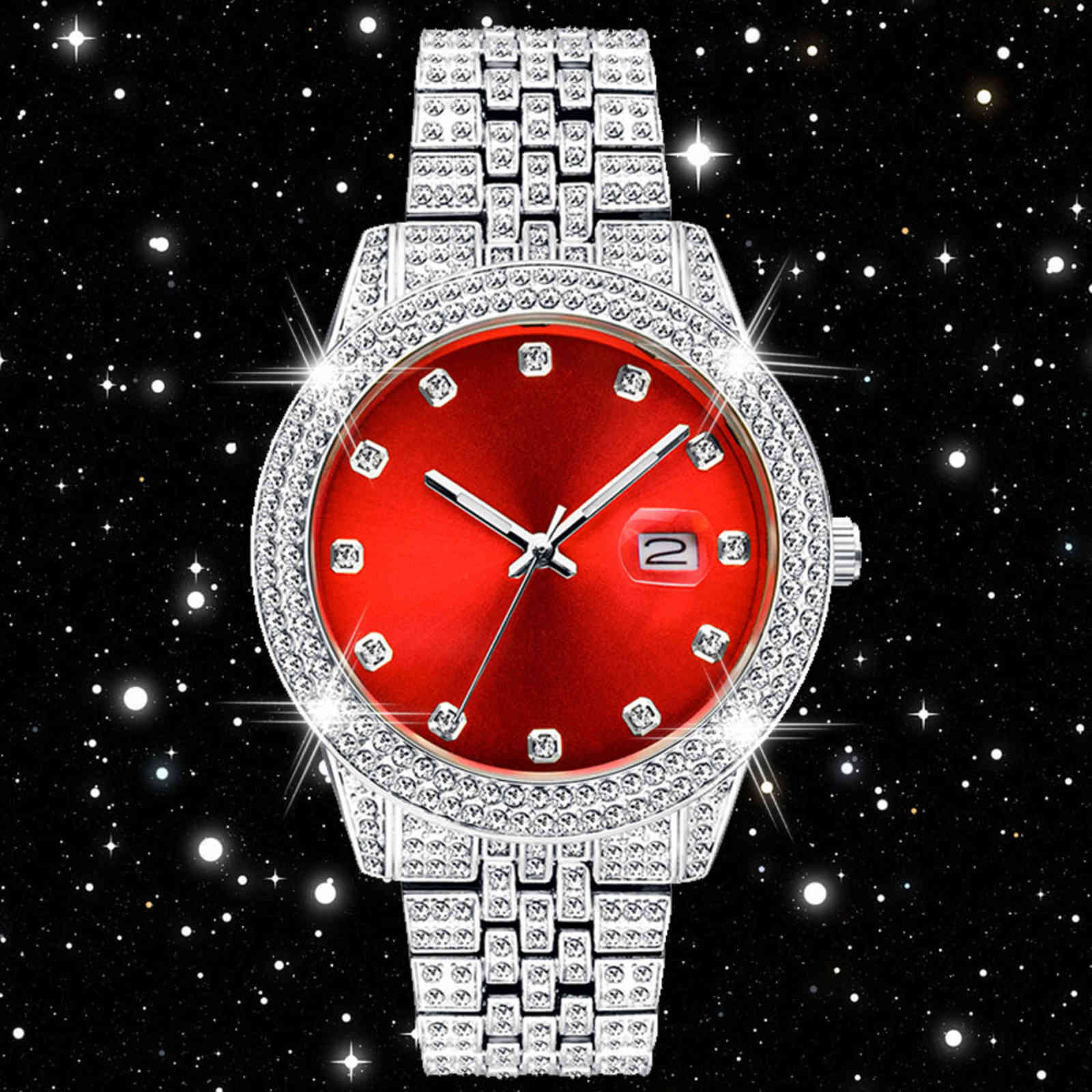Fully Iced Out Watch for Men Bling Diamond Hip Hop Mens Watches Fashion Quartz Wristwatches Man Silver Gold Relogio Masculino
Fully Iced Out Watch for Men Bling Diamond Hip Hop Mens Watches Fashion Quartz Wristwatches Man Silver Gold Relogio Masculino