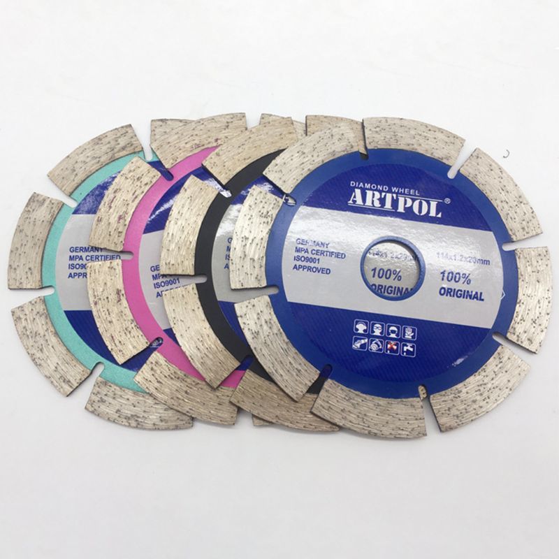 106/113/111 Mm Turbo Diamond Round Ceramic Saw Sheet Wheel Porcelain Brick Granite Marble Droog Cut Corner Grid Disc