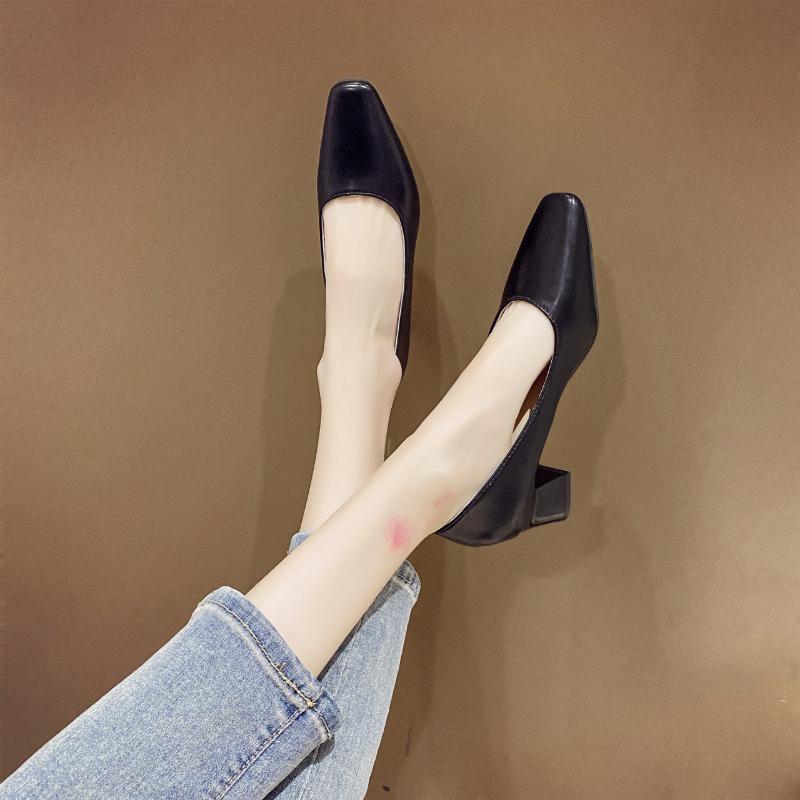 Dress Shoes 2022 Fashion Women Pumps Round Toe Solid Color Thick High Heels Slip On Ladies Elegant Office, Black
Dress Shoes 2022 Fashion Women Pumps Round Toe Solid Color Thick High Heels Slip On Ladies Elegant Office, Black