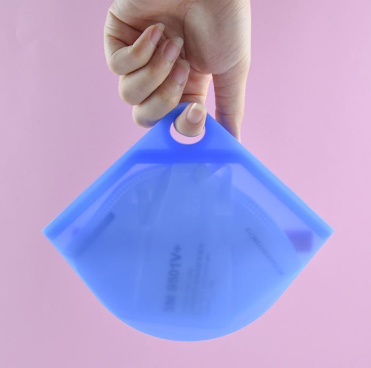 100pcs/lot Portable Silicone Organizer Dustproof And Moisture-proof Cover Holder Case Storage Isolate Bag Wholesale