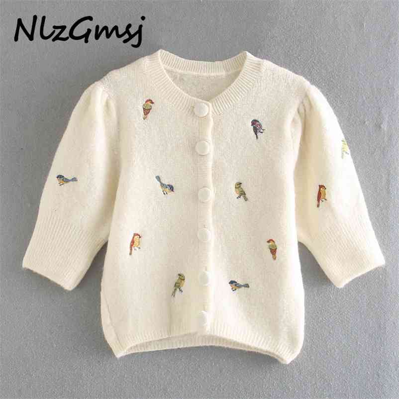 Autumn Winter Women Animal Embroidery Knitted Cardigan Sweater Jumper Button-up Female Outerwear 210628, As picture
Autumn Winter Women Animal Embroidery Knitted Cardigan Sweater Jumper Button-up Female Outerwear 210628, As picture