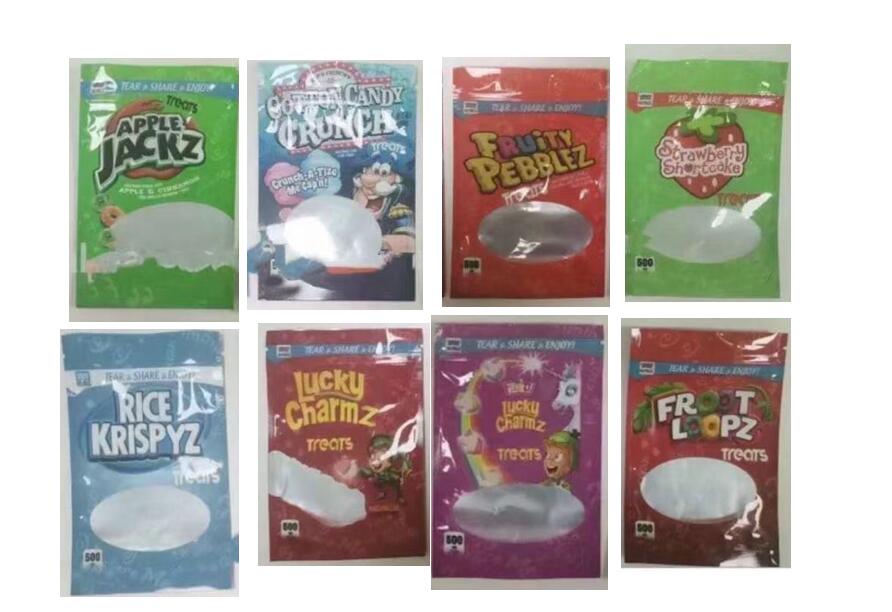 INFUSED cereal edible packaging 500mg packing bags Caramel treats cocoa Fruity Pebblez cannaburst gummies Lucky charmz
INFUSED cereal edible packaging 500mg packing bags Caramel treats cocoa Fruity Pebblez cannaburst gummies Lucky charmz