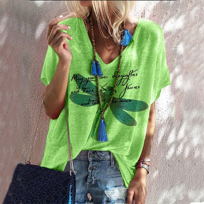 Women's summer blouses 2021 tops T-shirt V-neck Loose animal print with butterfly casual 1/4 zip puff short sleeve pullover S-xxl Luxury designer clothes women, Red
Women's summer blouses 2021 tops T-shirt V-neck Loose animal print with butterfly casual 1/4 zip puff short sleeve pullover S-xxl Luxury designer clothes women, Red