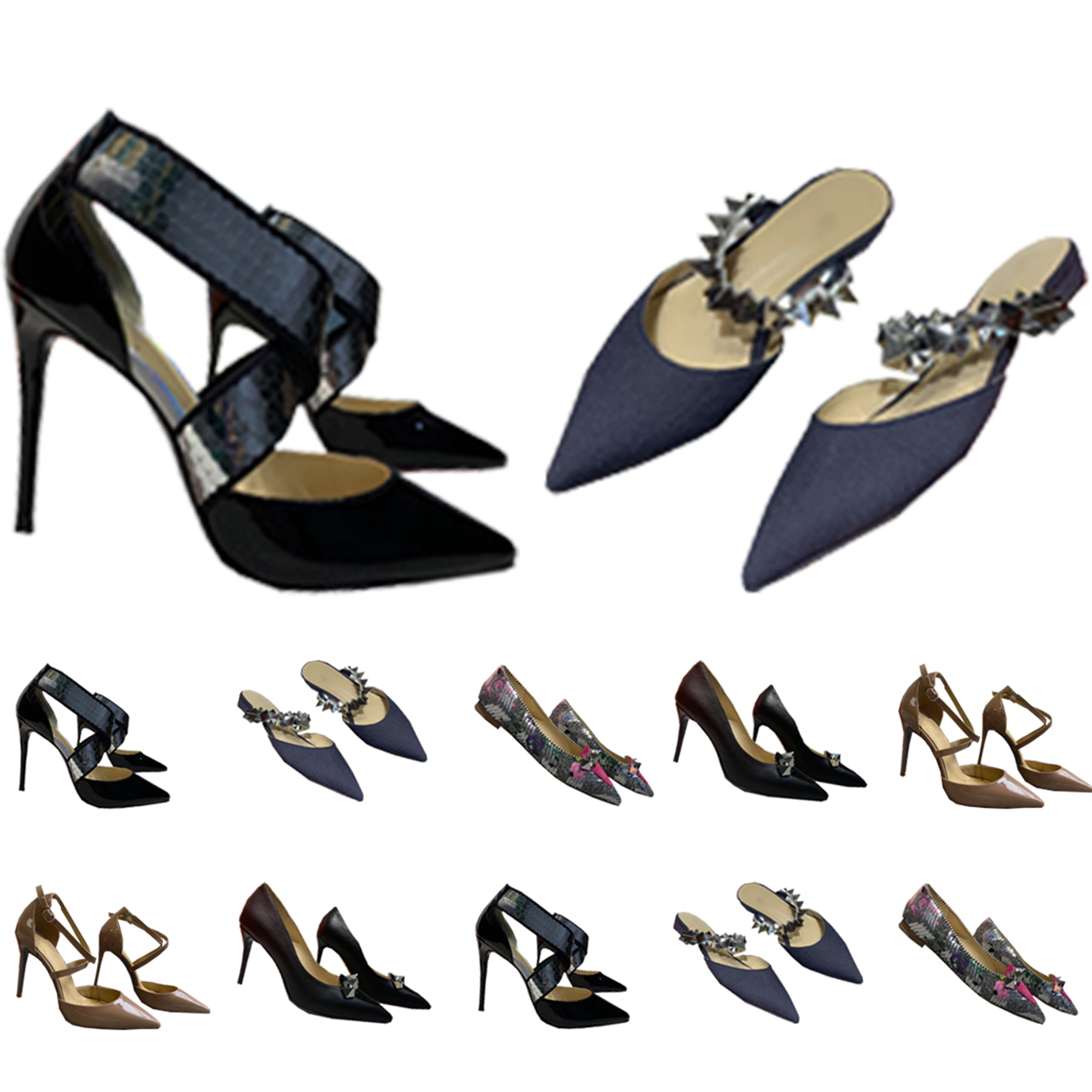 Sandals Women Red Bottom High Heels Slides Womens Luxurys Designers Shoes Genuine Leather Pumps Lady Slipper Wedding Bottoms, #ae104
Sandals Women Red Bottom High Heels Slides Womens Luxurys Designers Shoes Genuine Leather Pumps Lady Slipper Wedding Bottoms, #ae104