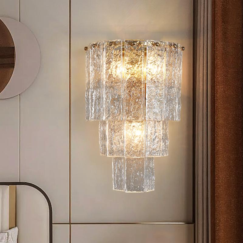 Frosted Glass Lamps For Wall Decor Bedroom Bedside Lamp Sconce On The Living Room Interior Lighting