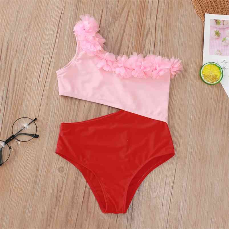 Winter Children Sets Single Shoulder Floral Pink Solid Tops Red Shorts Girl Boys Clothes 1-6T 210629
Winter Children Sets Single Shoulder Floral Pink Solid Tops Red Shorts Girl Boys Clothes 1-6T 210629