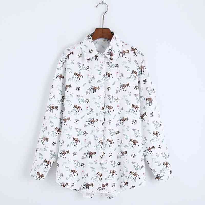 Women Loose Shirt Autumn Fashion Animal Prints Blouse Casual Top Christmas Gift Clothing Modern Girl Long Sleeve Shirts 210602, Print 1
Women Loose Shirt Autumn Fashion Animal Prints Blouse Casual Top Christmas Gift Clothing Modern Girl Long Sleeve Shirts 210602, Print 1