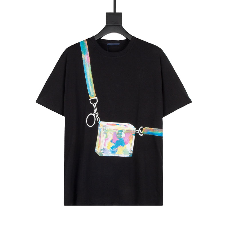 Mens T Shirts Women Designers Tshirts Luxury Designer T Shirt Woman Fashion Painting Crossbody Bag Print Mens Womens Top Tees 210532V, White;black
Mens T Shirts Women Designers Tshirts Luxury Designer T Shirt Woman Fashion Painting Crossbody Bag Print Mens Womens Top Tees 210532V, White;black