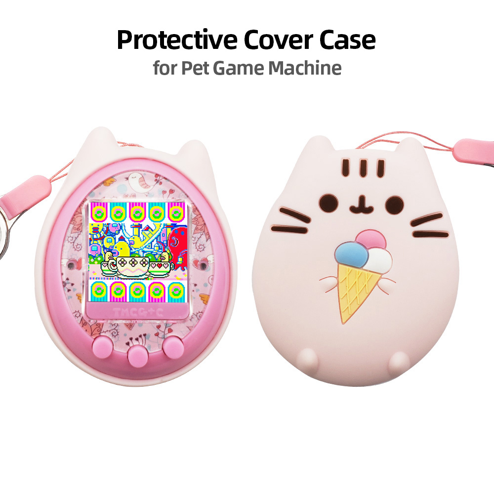 Protective Cover Shell Pet Game Machine Silicone Case for Cartoon Electronic Pet Game Machine Handheld Virtual Pet Kids Toy