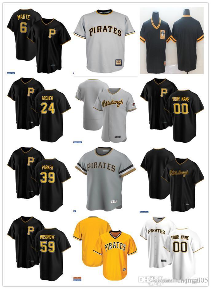 Men Women Youth 24 Chris Archer 39 Dave Parker 6 Starling Marte 59 Joe Musgrove Custom Baseball Jersey Blank black white gray yellow, Blue;black
Men Women Youth 24 Chris Archer 39 Dave Parker 6 Starling Marte 59 Joe Musgrove Custom Baseball Jersey Blank black white gray yellow, Blue;black