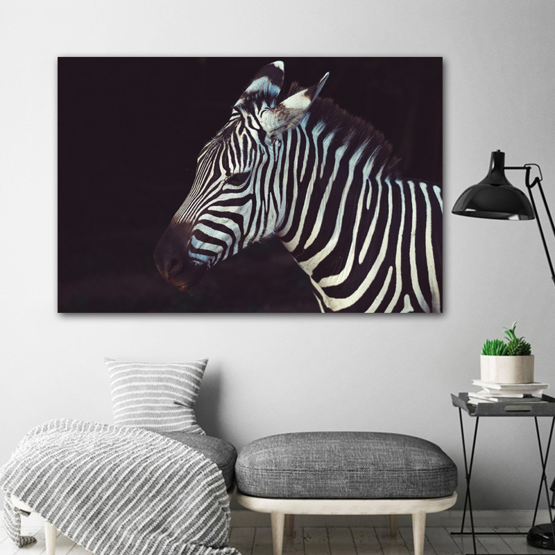 Zebra Pictures Animal Posters And Prints Canvas Painting Wall Art For Living Room Modern Home Decoration NO FRAME