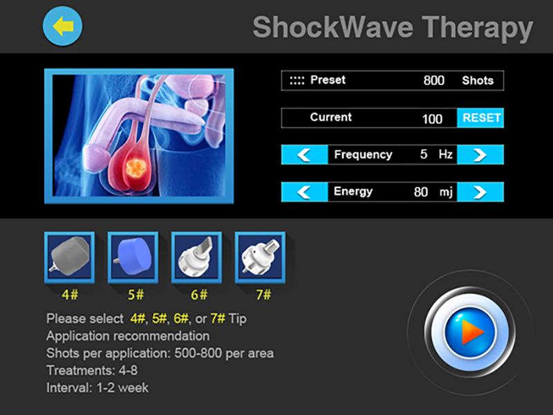 Shockwave Therapy Machine Extracorporeal Treatment For Body Pain Ed Therapy Eswt Beauty Machine For Home Bar