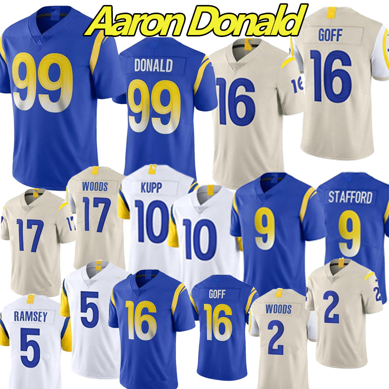 99 Aaron Donald Matthew Stafford Football Jerseys Jalen Ramsey Cooper Kupp Robert Woods Eric Dickerson DeSean Jackson Leonard Floyd Cam, Gongyang
99 Aaron Donald Matthew Stafford Football Jerseys Jalen Ramsey Cooper Kupp Robert Woods Eric Dickerson DeSean Jackson Leonard Floyd Cam, Gongyang
