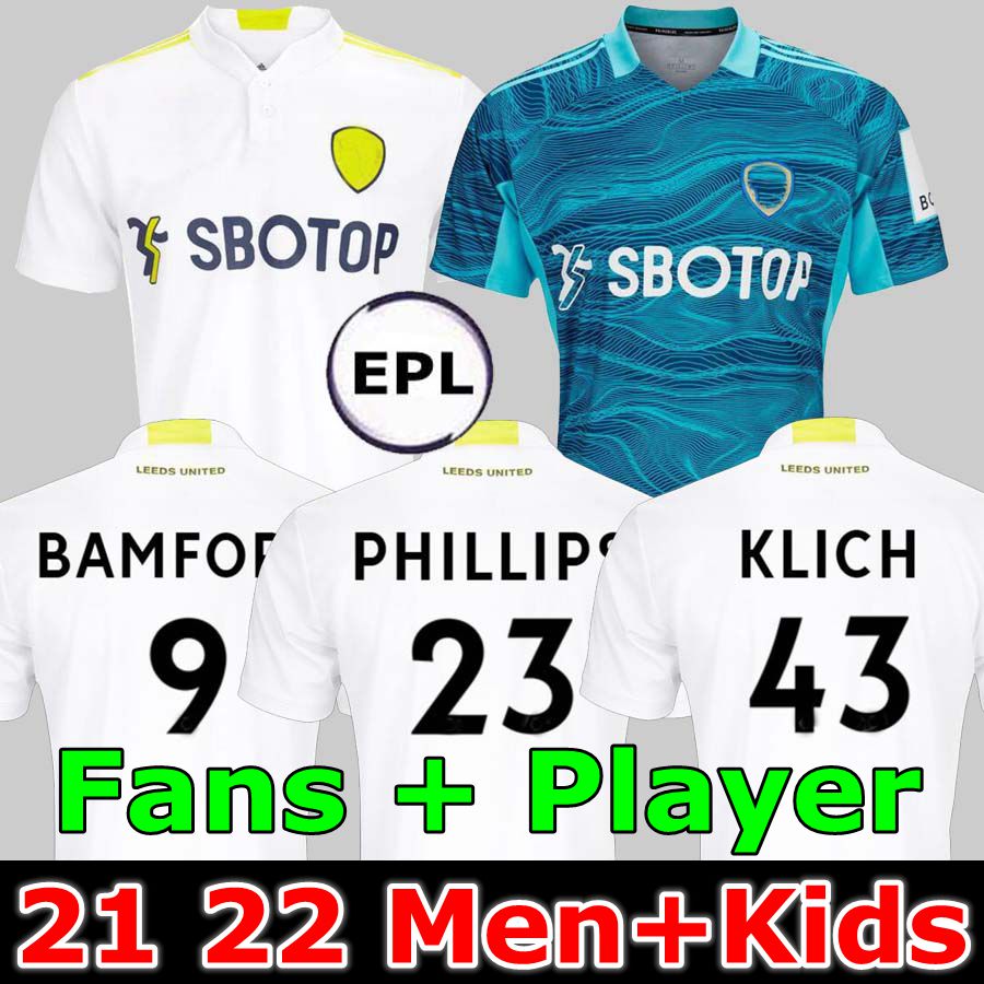 FANS Player version 21 22 LEEDS soccer jersey 2021 2022 UNITED home football shirt PHILLIPS FIRPO JUNIOR BAMFORD RAPHINHA LLORENTE RODRIGO men kids kits uniform, 1998 away jersey 
FANS Player version 21 22 LEEDS soccer jersey 2021 2022 UNITED home football shirt PHILLIPS FIRPO JUNIOR BAMFORD RAPHINHA LLORENTE RODRIGO men kids kits uniform, 1998 away jersey
