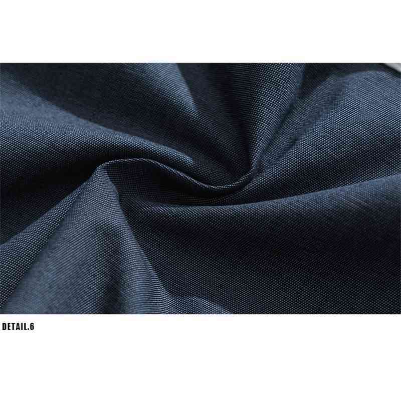 IEFB Spring Stitching Contrast Color Workwear Long Sleeve Casual Shirts Men's Casaul Tops Double Pockets Blouse 9Y6068 210524