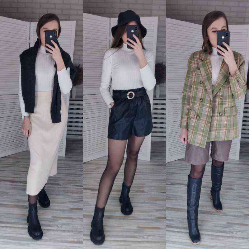 Croysier Pullover Ribbed Knitted Sweater Autumn Winter Clothes Women High Neck Long Sleeve Slim Basic Woman Sweaters Tops 211109