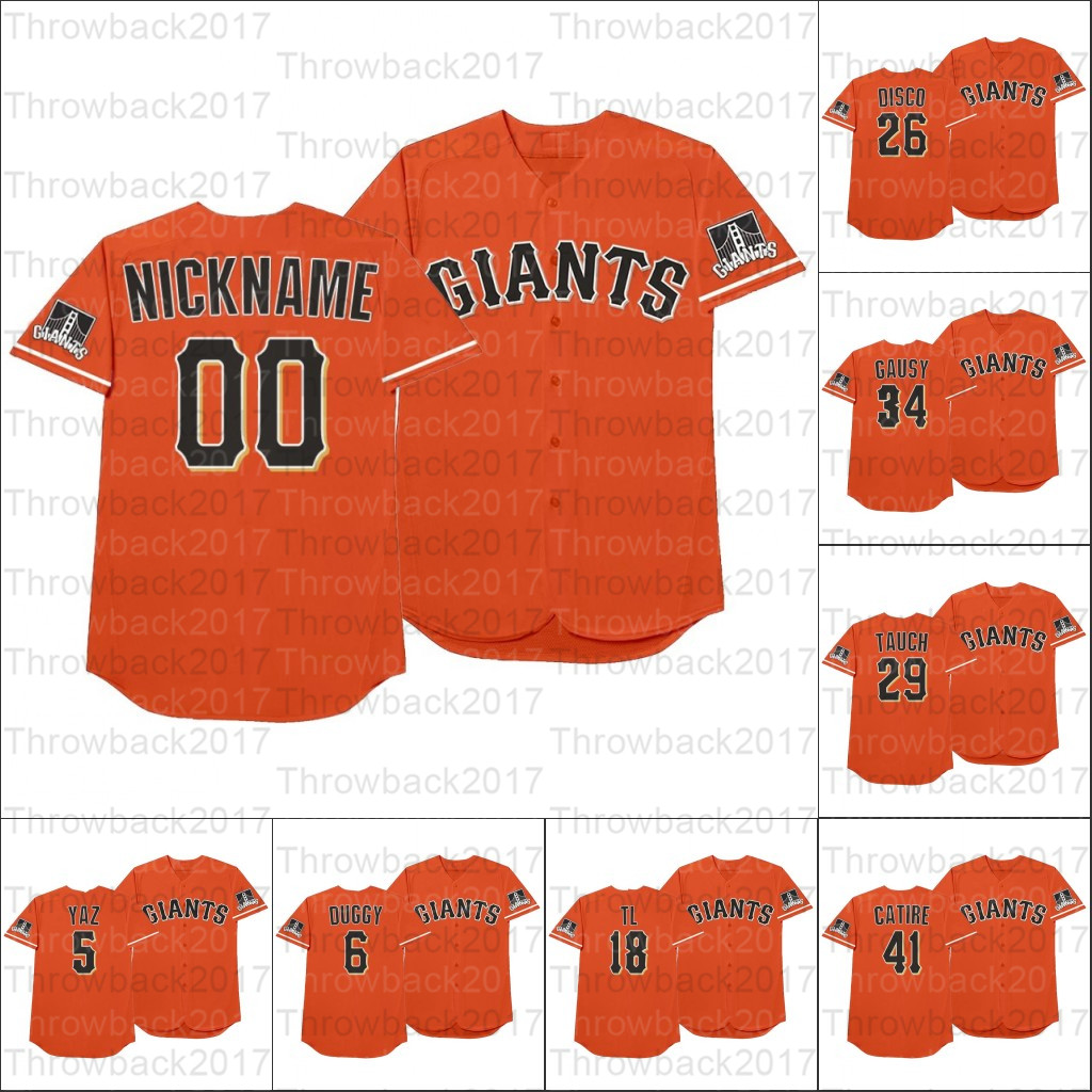 2021 Players' Weekend San Francisco Buster Posey Jersey 1 Kevin Pillar 5 Mike Yastrzemski 10 Evan Longoria 9 Brandon Belt Pablo Sandoval, Youth
2021 Players' Weekend San Francisco Buster Posey Jersey 1 Kevin Pillar 5 Mike Yastrzemski 10 Evan Longoria 9 Brandon Belt Pablo Sandoval, Youth