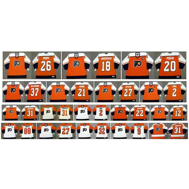 95 Vintage Philadelphia Flyers Jersey 37 ERIC DESJARDINS 31 PELLE LINDBERGH 22 RICK TOCCHET 12 Tim Kerr 88 Eric Lindros Retro Hockey Jerseys, As pic
95 Vintage Philadelphia Flyers Jersey 37 ERIC DESJARDINS 31 PELLE LINDBERGH 22 RICK TOCCHET 12 Tim Kerr 88 Eric Lindros Retro Hockey Jerseys, As pic