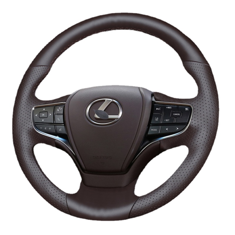 For Lexus nx200 es300h rx270 es240 DIY custom leather hand-sewn car steering wheel cover
For Lexus nx200 es300h rx270 es240 DIY custom leather hand-sewn car steering wheel cover