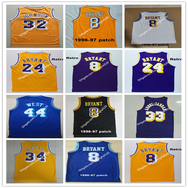 NCAA Fast Men's Embroidery Vintage Shaquille 34 O Neal Jerry 44 West Kareem 33 Abdul Jabbar,No.8 Sportwear Shirts With 1996-97 Patch, Black;red
NCAA Fast Men's Embroidery Vintage Shaquille 34 O Neal Jerry 44 West Kareem 33 Abdul Jabbar,No.8 Sportwear Shirts With 1996-97 Patch, Black;red