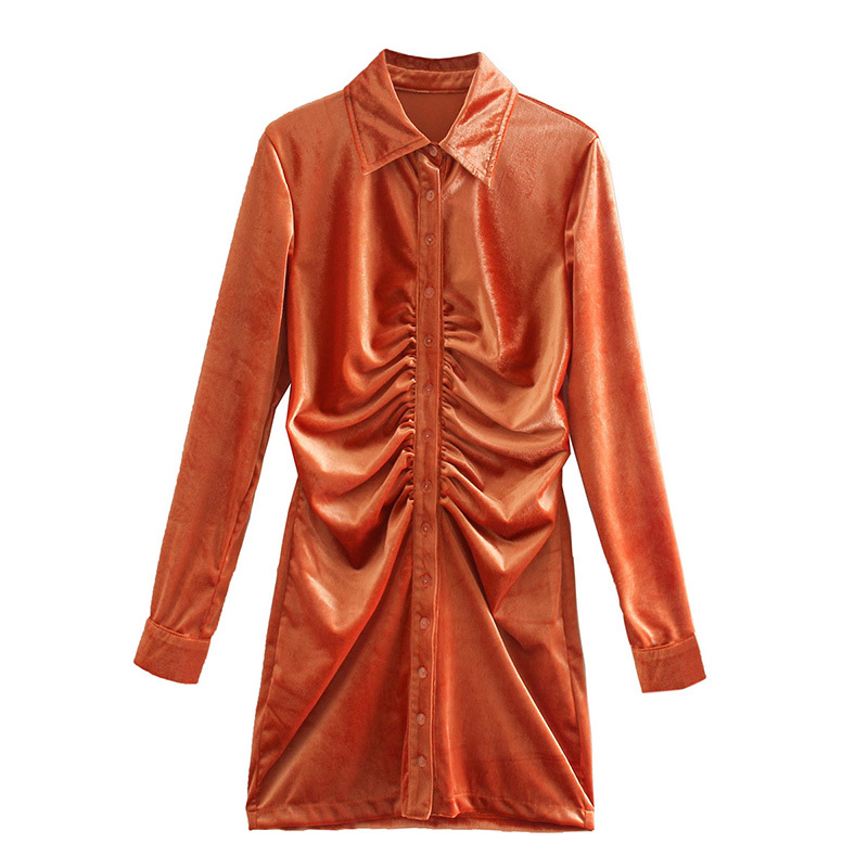 Autumn Women European And American Style Deep V Sexy Slim Fold Single-Breasted Lapel Female Long-Sleeved Dress 210520, Green
Autumn Women European And American Style Deep V Sexy Slim Fold Single-Breasted Lapel Female Long-Sleeved Dress 210520, Green