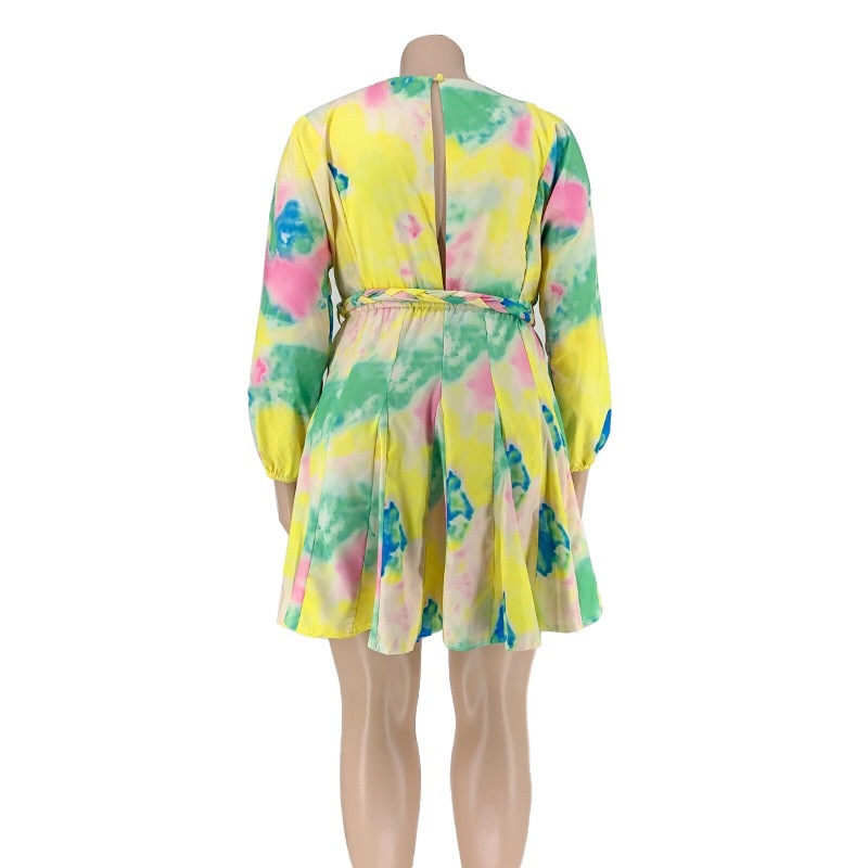 African Dresses For Women Fashion Africa Plus Size 4xl 5xl Print Long Sleeve Deep v Neck Evening Night Club Robe Vestidos 210510