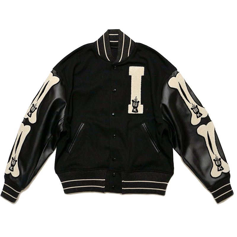 Mens Designer Jackets Kapital Kountry Varsity Jacket leather Sleeve Stitching Bone Baseball Uniform Casual Fashion Brand High Street Outwear, White
Mens Designer Jackets Kapital Kountry Varsity Jacket leather Sleeve Stitching Bone Baseball Uniform Casual Fashion Brand High Street Outwear, White