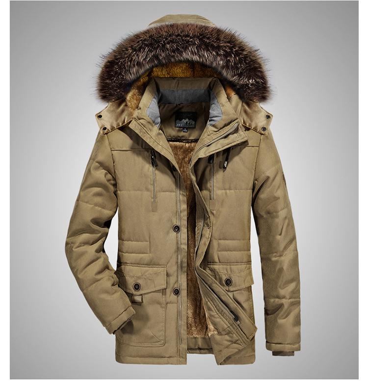 Men's Down & Parkas 2021 Mens Winter Jacket Thick Warm Cotton-Padded Parka Coat Male Mid-Long Jackets Hooded Coats Windbreaker Brand Clothin, Black
Men's Down & Parkas 2021 Mens Winter Jacket Thick Warm Cotton-Padded Parka Coat Male Mid-Long Jackets Hooded Coats Windbreaker Brand Clothin, Black