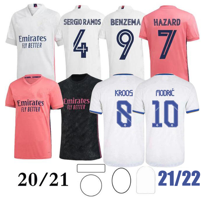 2021 Real Madrid home #7 HAZARD Soccer Jersey Thai Top quality MODRIC Marcelo Man Football shirt BALE ASENSIO Third Kit uniform 2022, 21/22 away+champions league
2021 Real Madrid home #7 HAZARD Soccer Jersey Thai Top quality MODRIC Marcelo Man Football shirt BALE ASENSIO Third Kit uniform 2022, 21/22 away+champions league