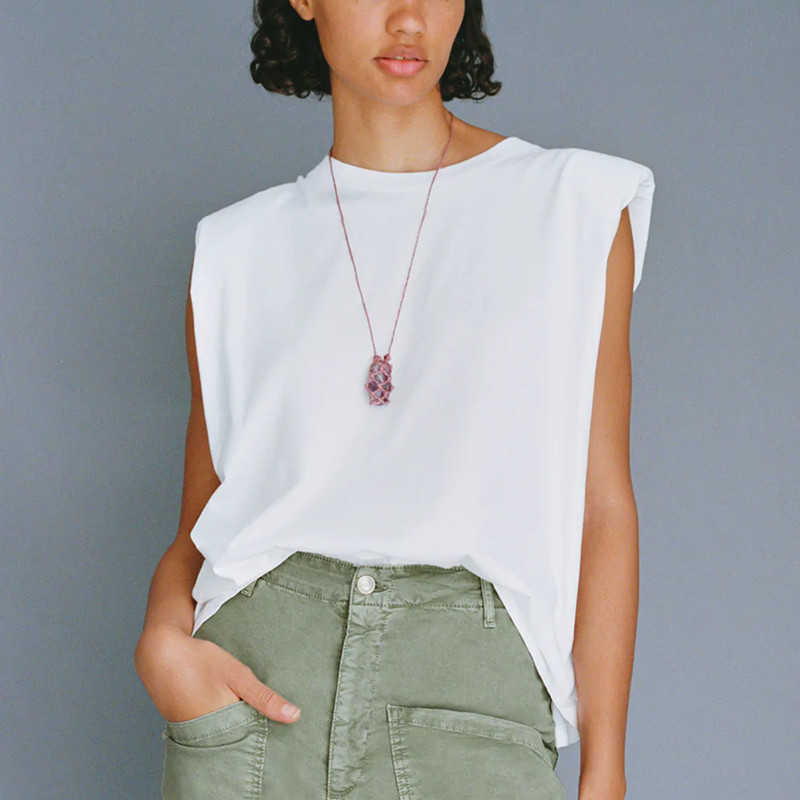 ZA Shoulder Pad T-shirt Women Sleeveless O-neck Summer Top Feminine Solid Color Slim Summer T-shirts Woman Tshirt 210602
ZA Shoulder Pad T-shirt Women Sleeveless O-neck Summer Top Feminine Solid Color Slim Summer T-shirts Woman Tshirt 210602