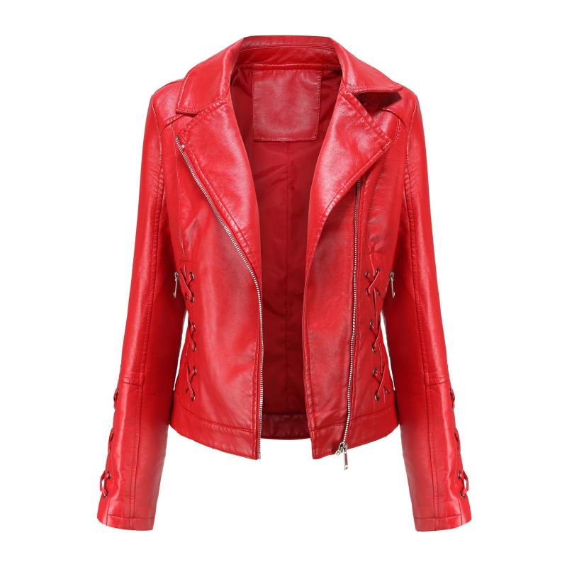 Women's Jackets Ladies Punk Style Solid Zipper Lace-Up Long Sleeve Snap Pocket Jacket Short Coat Lightweight, Black;brown
Women's Jackets Ladies Punk Style Solid Zipper Lace-Up Long Sleeve Snap Pocket Jacket Short Coat Lightweight, Black;brown