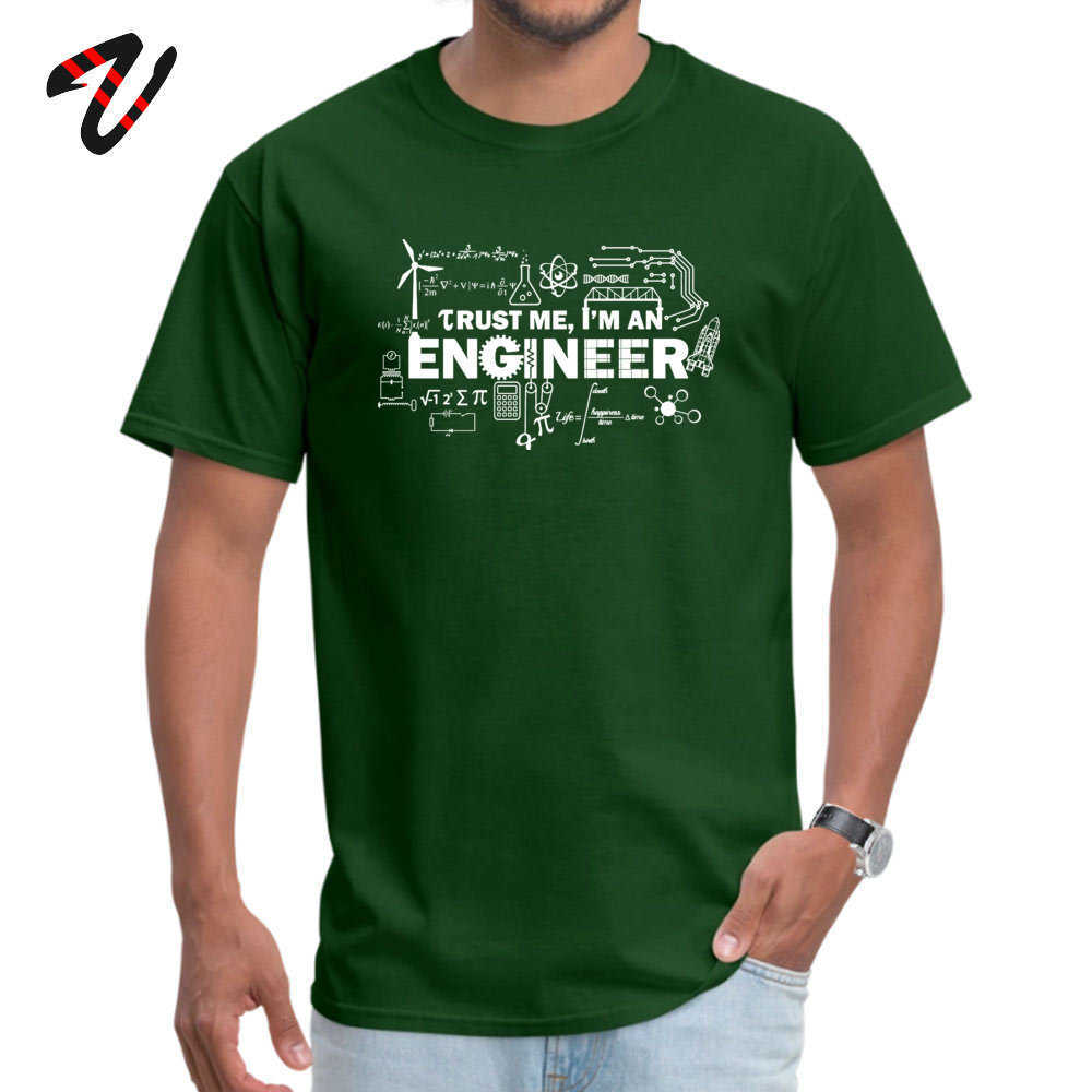 Father Day T-shirt Men Trust Me I Am an Engineer Tshirt Geek Male Tops Letter Math Equation Print Tees Custom Students Fun 210629