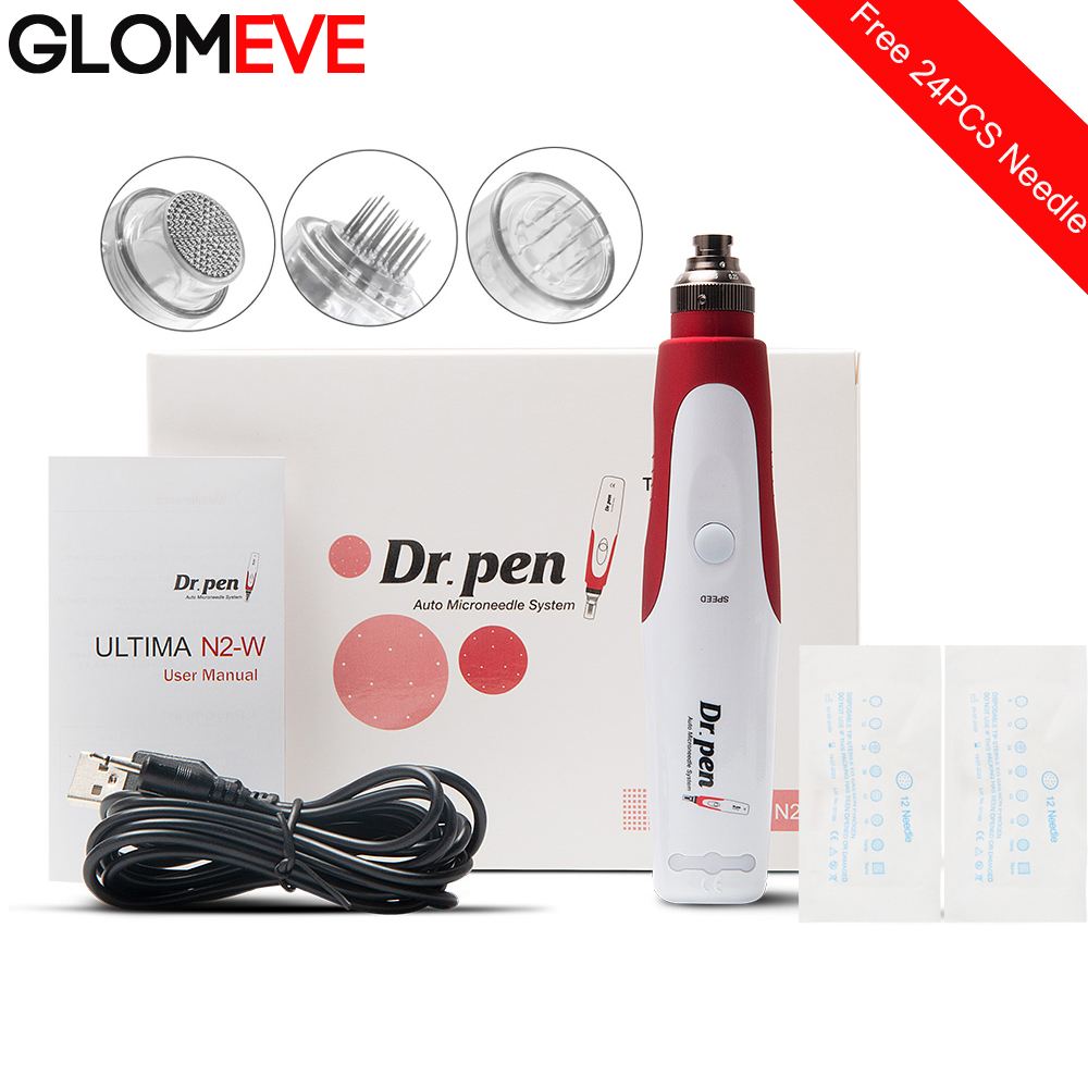 Dr Pen N2W Wireless Micro Rolling Derma Stamp Therapy Pen with 24pcs Needle Cartridge Tips BB GLOW Makeup Microneedling Machine
Dr Pen N2W Wireless Micro Rolling Derma Stamp Therapy Pen with 24pcs Needle Cartridge Tips BB GLOW Makeup Microneedling Machine