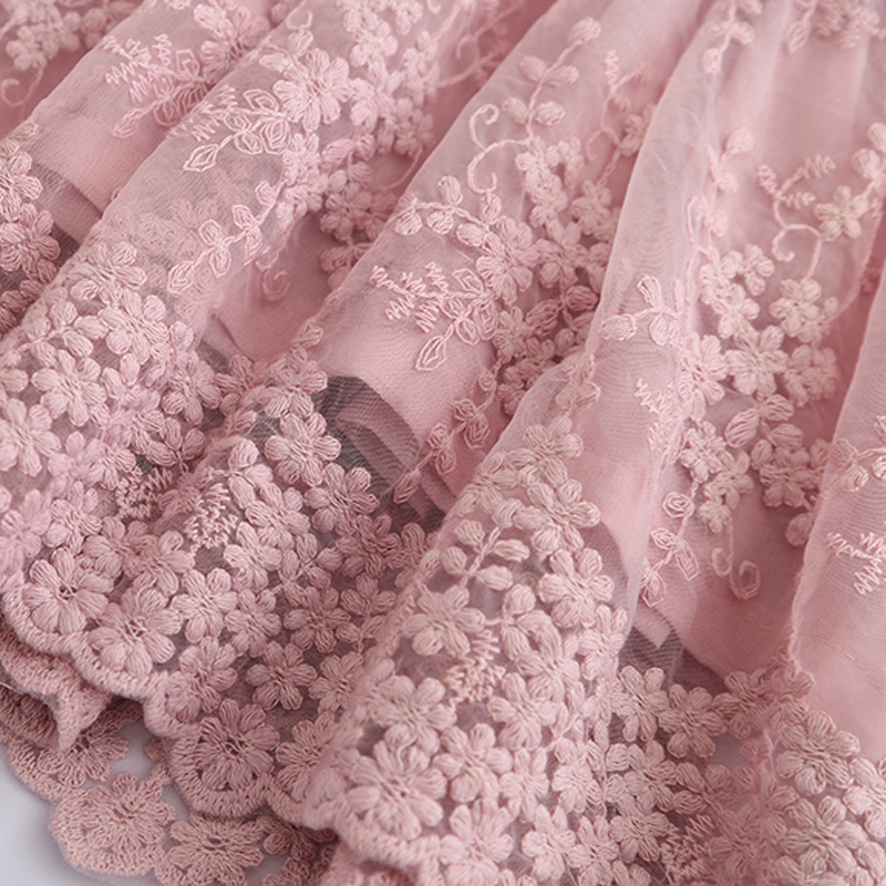 2-7Years Girls Dress Vestido Summer Lace Children Clothing Princess Kids es For Causal Wear Unicorn Robe Fille 210521