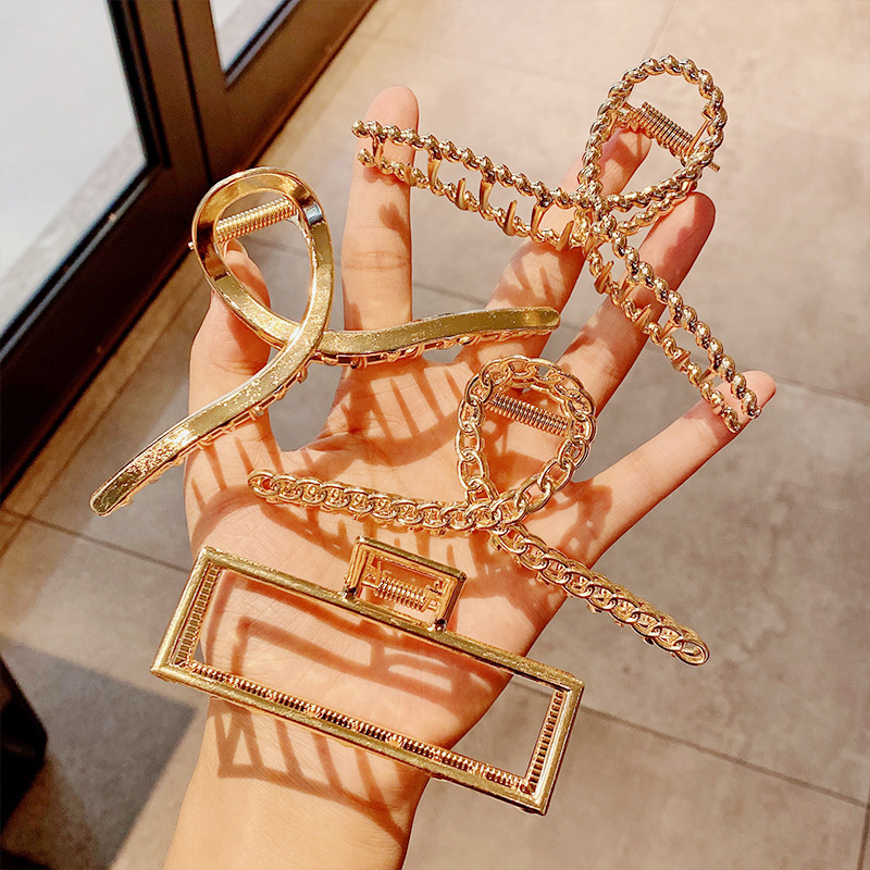 2021 Korean Metals Geometric Claw for Women Elegant Hair Accessories Cross Krab Bad Clip Mode Girl Heaear 2638 Q2, Style mix
2021 Korean Metals Geometric Claw for Women Elegant Hair Accessories Cross Krab Bad Clip Mode Girl Heaear 2638 Q2, Style mix