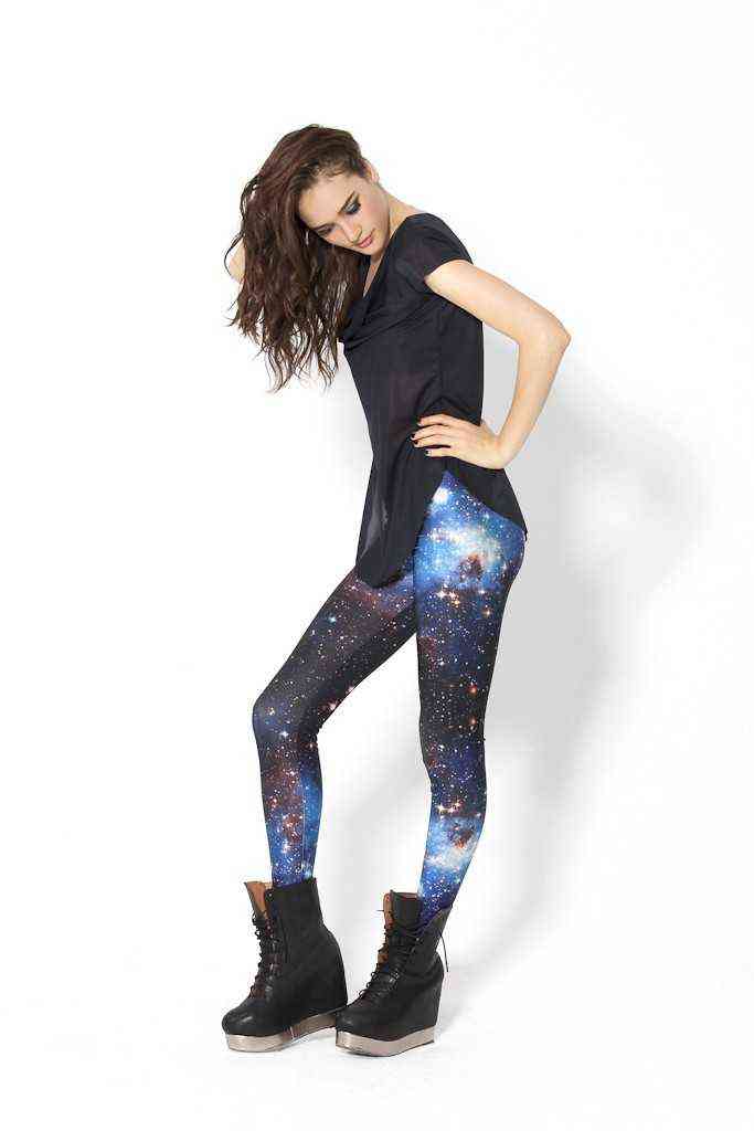 Sales S To 4XL Punk Galaxy Space Women Leggings 6 Patterns Red Blue Grey Purple Casual Leggins 211215