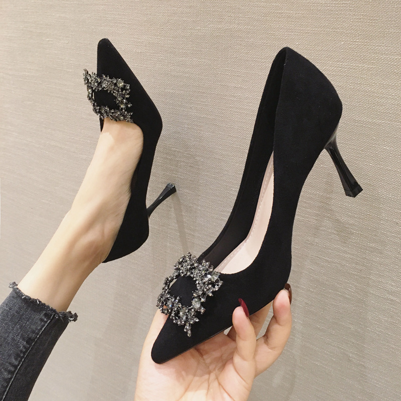 Women's Sandals Pointed Toe Rhinestone Buckles French Pointed Wedding High Heels Fashion Shoes, Pink #2
Women's Sandals Pointed Toe Rhinestone Buckles French Pointed Wedding High Heels Fashion Shoes, Pink #2